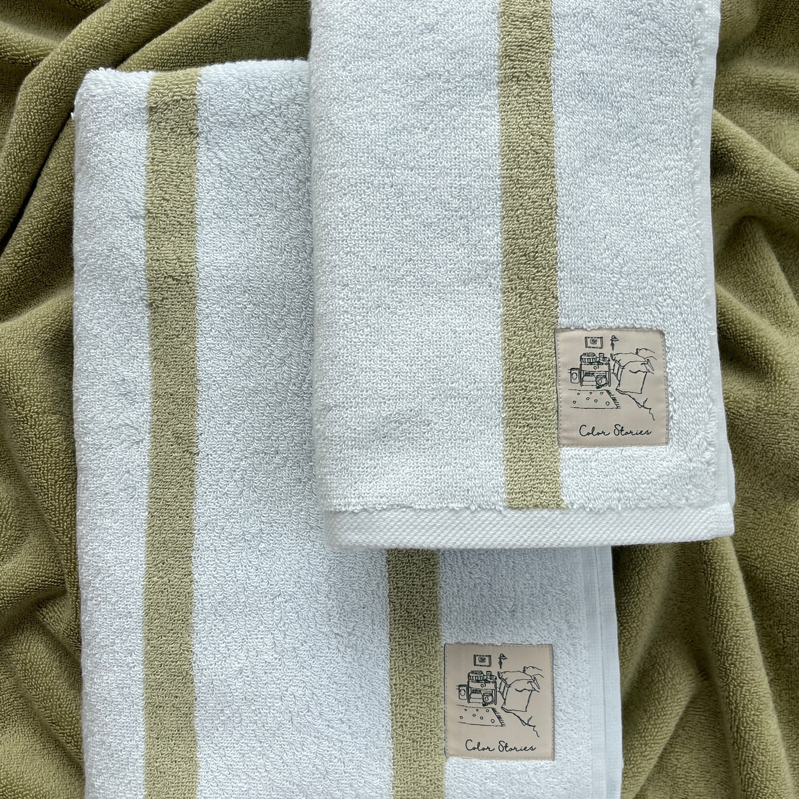 Towel in Stripe - 50x80 cm