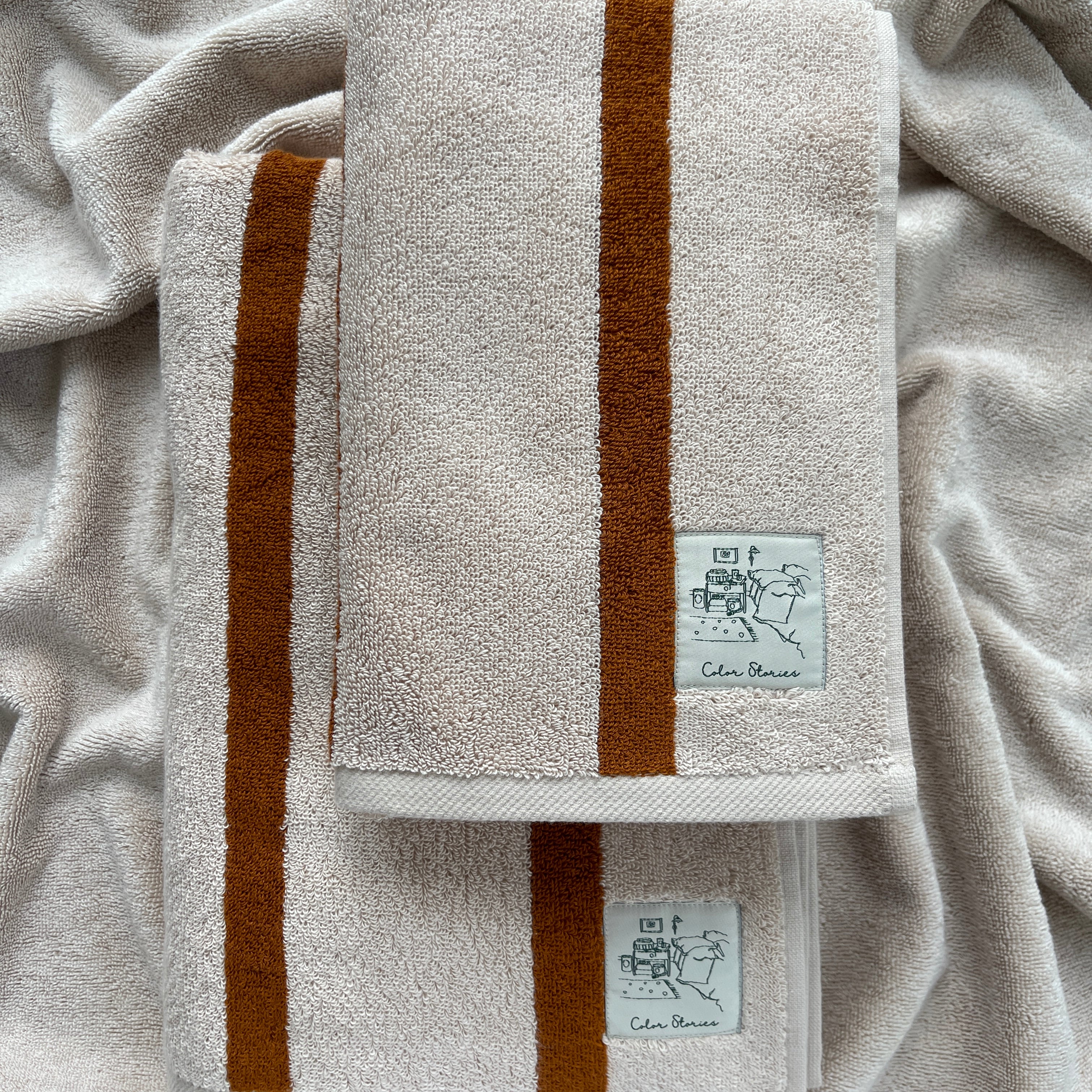 Towel in Stripe - 50x80 cm